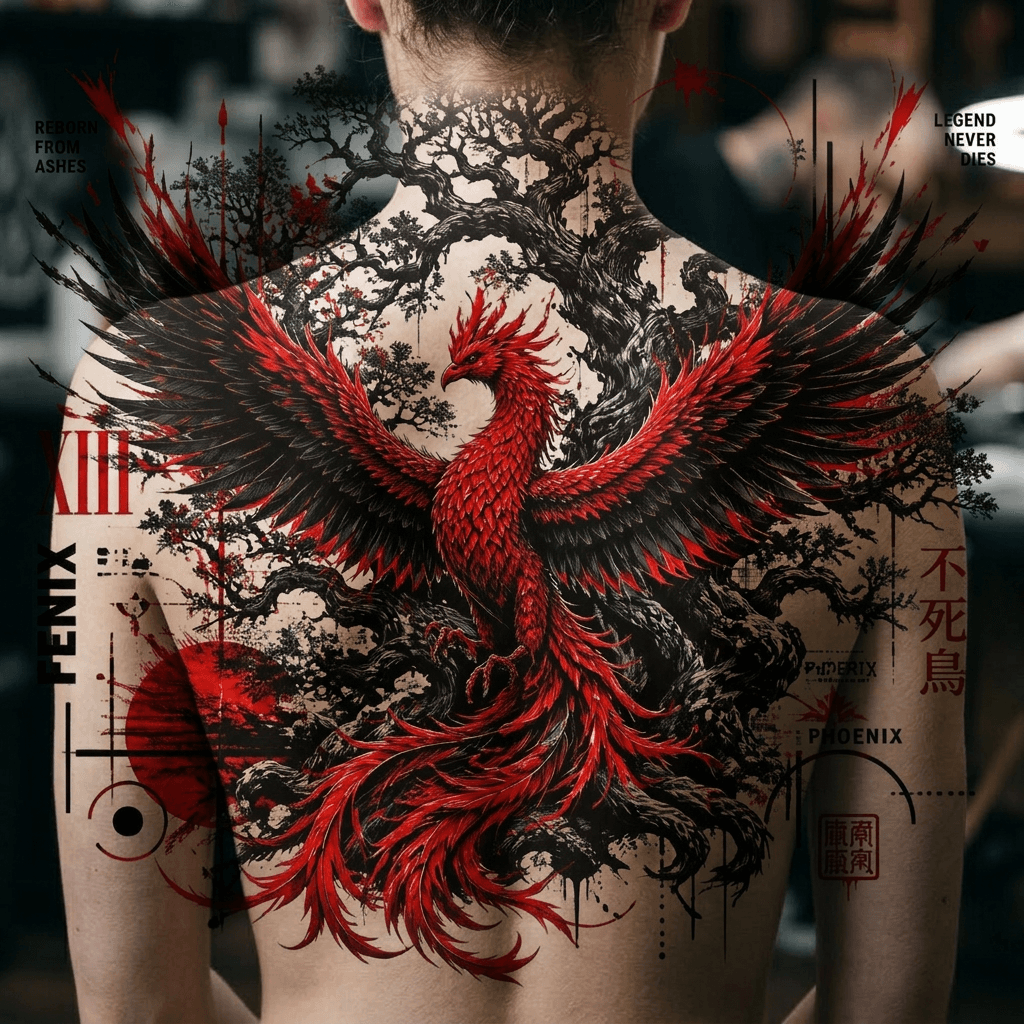 Тату эскиз: Tryon: back